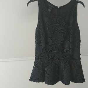 INC  S floral lace top